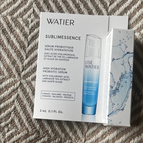 Set 3 Lise Watier Lip Oil Framboise & Waterproof Eyeliner Brun Noir + free serum - Picture 7 of 8